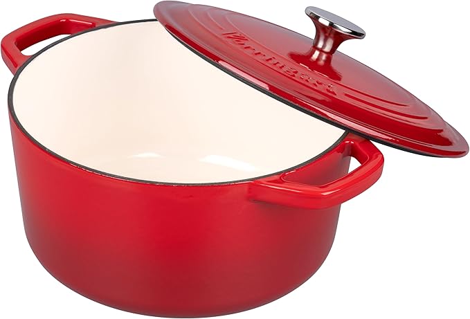 Enameled Cast Iron Dutch Oven Pot with Lid, for Bread Baking, Round Bread Oven- include Sourdough