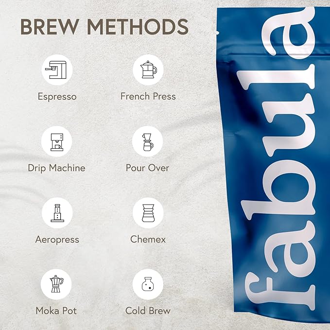 Fabula Coffee Dark Roast Whole Beans - Organic - Low Acid - Single Origin - Non GMO - Mold Free
