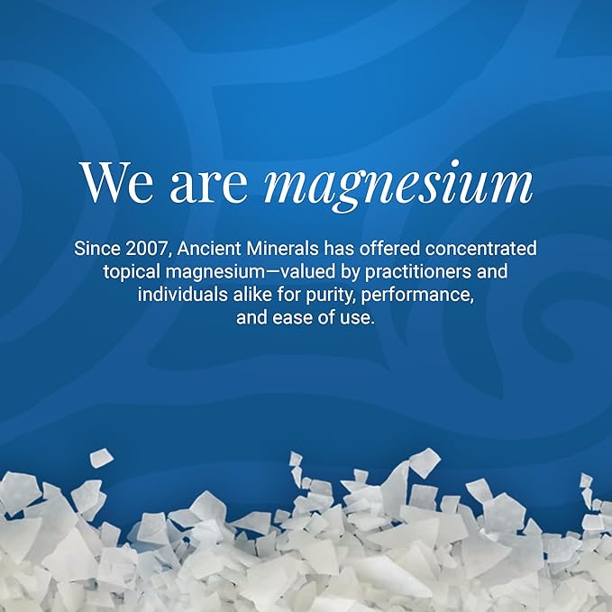 Ancient Minerals Magnesium Bath Flakes – Pure Zechstein Magnesium Chloride for Soaking and