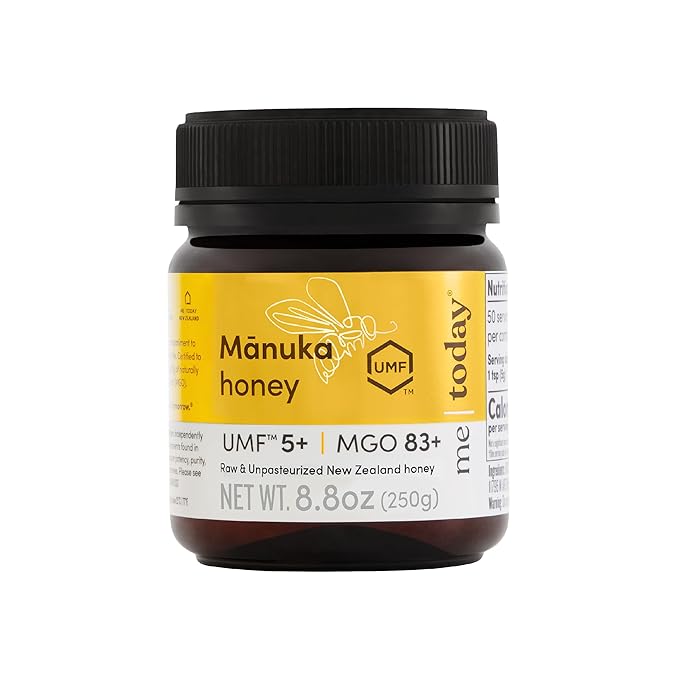 Me Today Manuka Honey UMF 5+/MGO 83+, Organic Manuka Honey Medical Grade from New Zealand, Lab