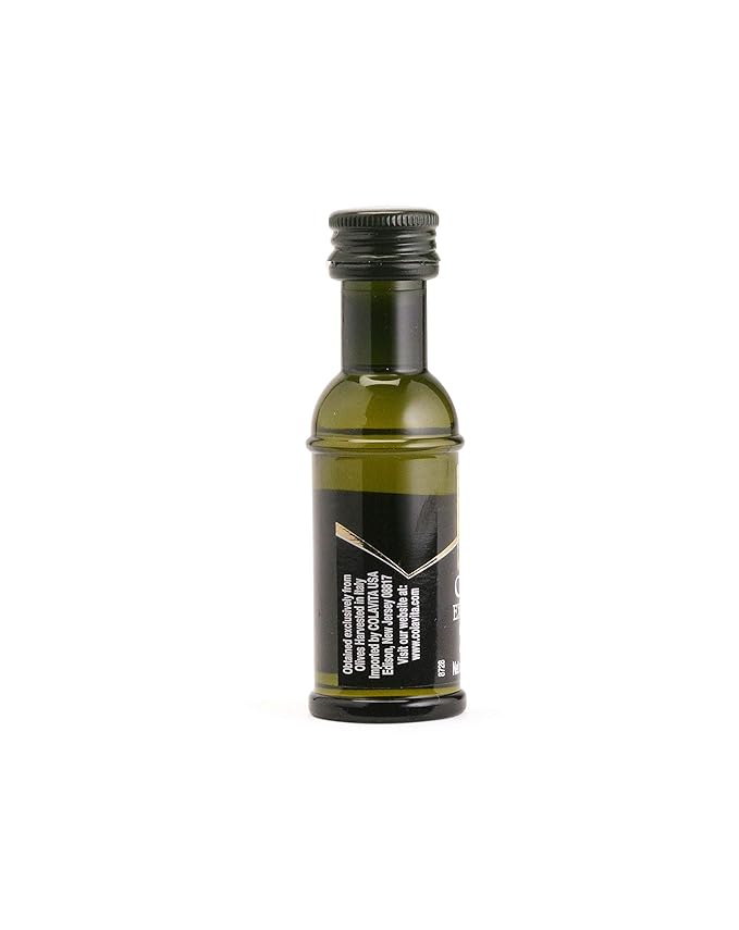 Colavita Mini Sizes - Premium Italian Extra Virgin Olive Oil, Pack of 80 (25ml each, .85oz) Plastic
