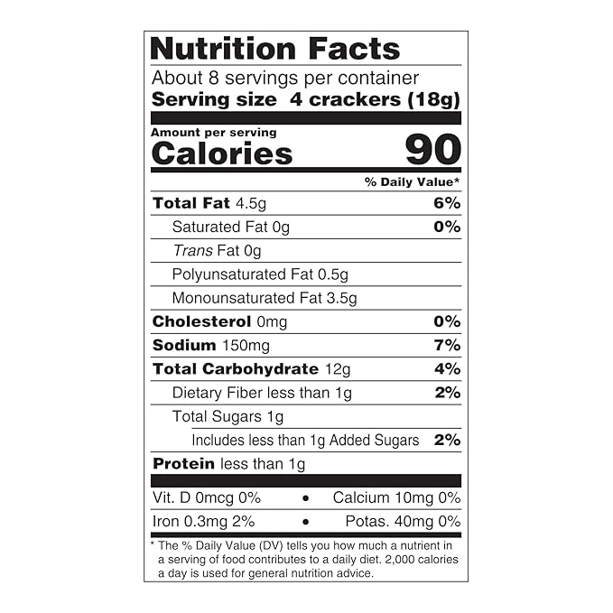 Dare Breton Gluten Free Entertaining Crackers, Original with Flax â€“ Gluten Free Party Snacks with