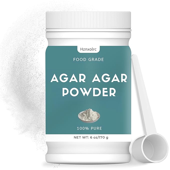 6 oz Agar Agar Powder, 100% Pure, Premium Natural Thickener and Gelling Agent, Rich in Dietary