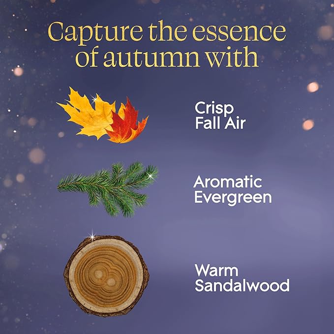 Glade Automatic Spray Refill, Embers & Sandalwood, Scented Air Freshener for Home and Bathroom, 6.2