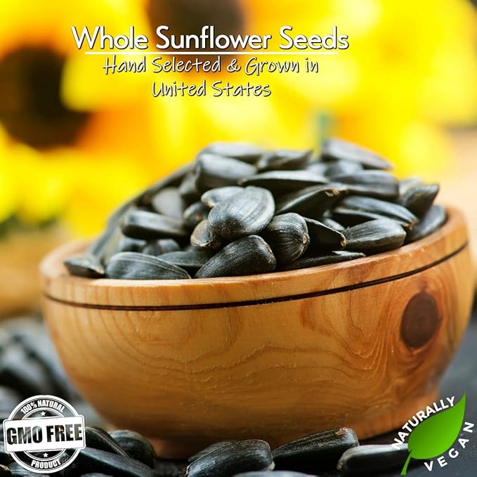 Gerbs Jumbo Lightly Sea Salted Whole Sunflower Seeds 14 oz. | Small Batch, No Additives, Resealable