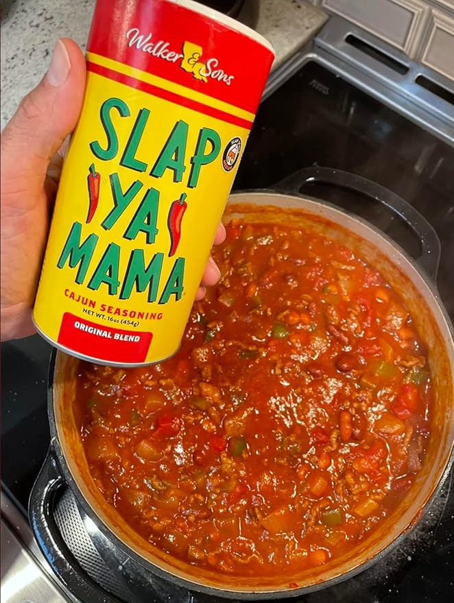 Slap Ya Mama Cajun Seasoning from Louisiana, Original Blend, No MSG and Kosher, 16 Ounce, Pack of 2