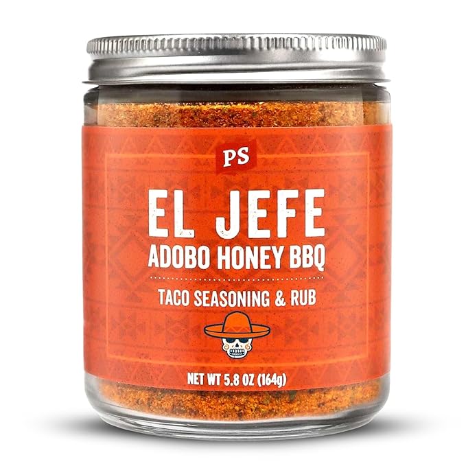 PS Seasoning El Jefe - Adobo Honey Spice Blend & Adobo All-Purpose Seasoning Dry Rub for Tacos