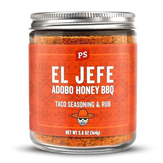 PS Seasoning El Jefe - Adobo Honey Spice Blend & Adobo All-Purpose Seasoning Dry Rub for Tacos