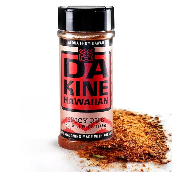 Da Kine Hawaiian Premium BBQ Dry Rub Seasoning - Authentic BBQ Seasoning Blend, Perfect Gourmet Rub