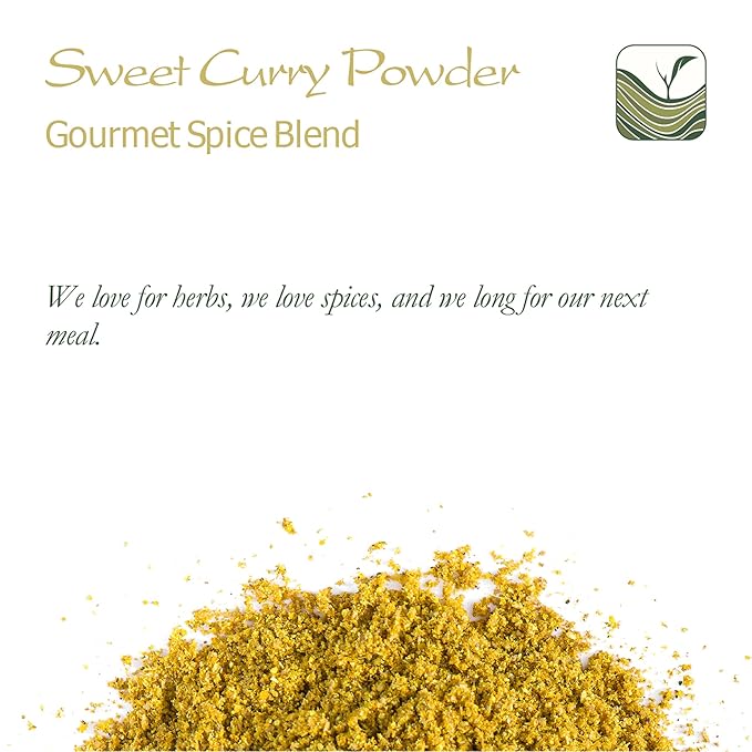 Sweet Curry Powder Indian Organic - Yellow Spice - Organic Yellow Curry Poweder Spice Curry Organic