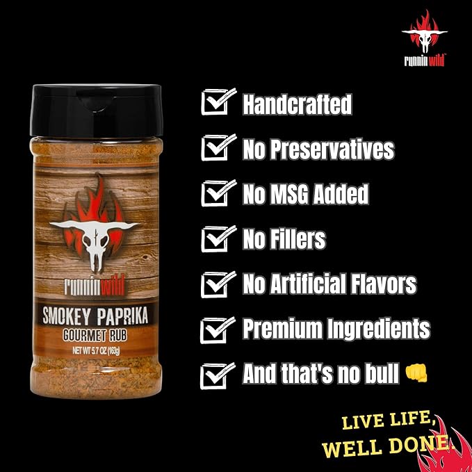Smokey Paprika Seasoning | Smoked Paprika balanced out with brown sugar, spices, and a hint of