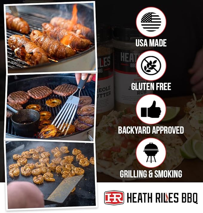 Heath Riles BBQ Rub - Sweet Seasoning, Champion Pitmaster Recipe, Legendary Rubs For Smoking &