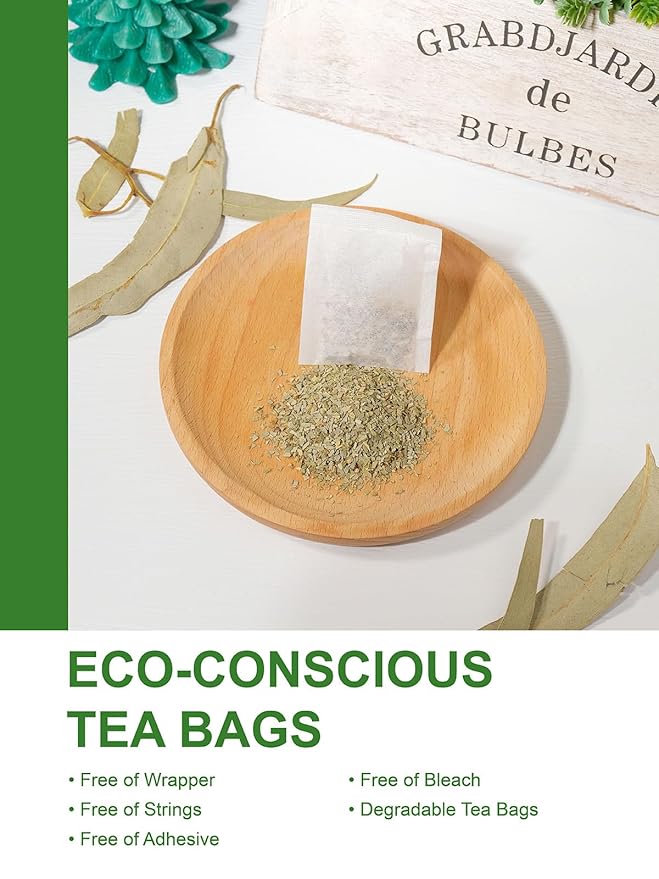 TeeLux Eucalyptus Tea Bags, Premium Dried Eucalyptus Leaves Tea, Refreshing & Smooth Flavor