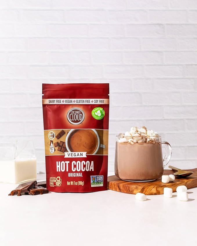 Coconut Cloud: Dairy-Free Instant Hot Cocoa Mix | Vegan, Natural, Delicious, Creamy Plant Based