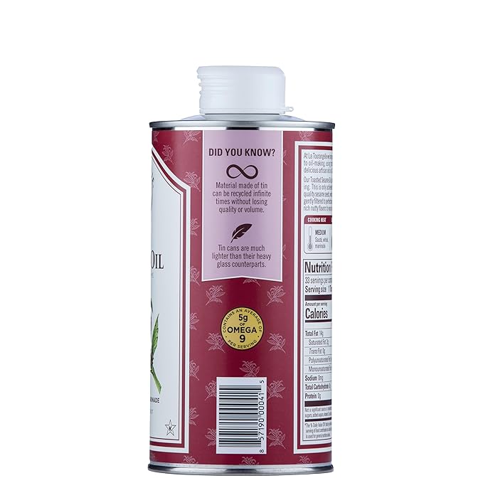 La Tourangelle, Toasted Sesame Oil, Great for Cooking, Add to Noodles, Stir-Fry, Vegetables