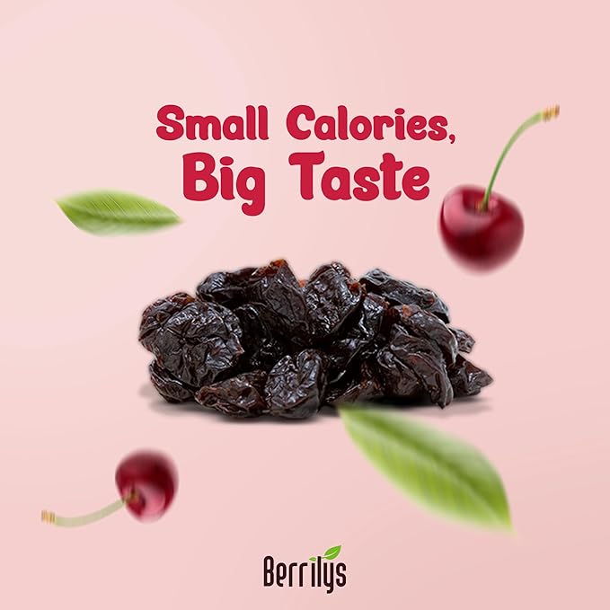 Berrilys Organic Unsweetened Pitted Dried Tart Cherries (5 lb) - No Sugar Added, Perfect for