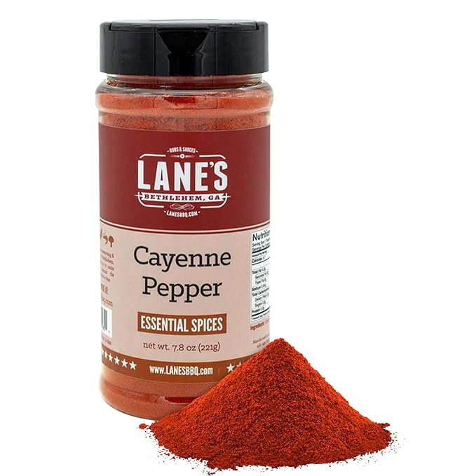 Lane's Cayenne Pepper Powder, All-Natural Cayenne Red Peppers Powder, Goes Well With Meat & Veggies