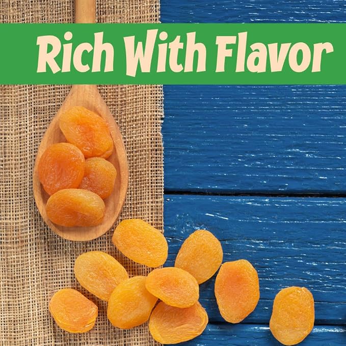 Sincerely Nuts - Dried Turkish Apricots | Three Lb. Bag | Healthy Pitted Apricot Fruit | Raw Vegan