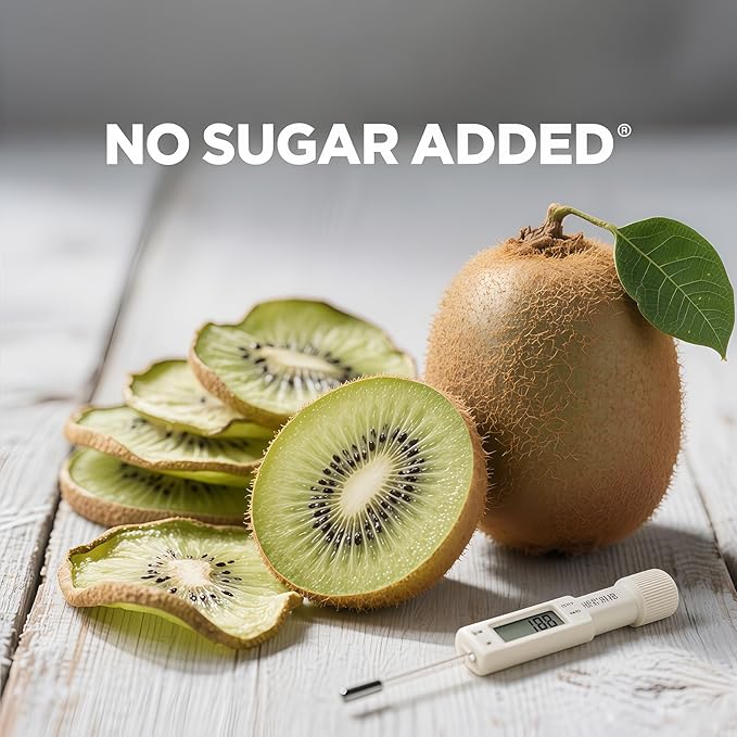 Premium Drying Kiwi Slices 6oz - 100% Sweet & Tart Snack, Perfect for Smoothies, Yogurt Recipes