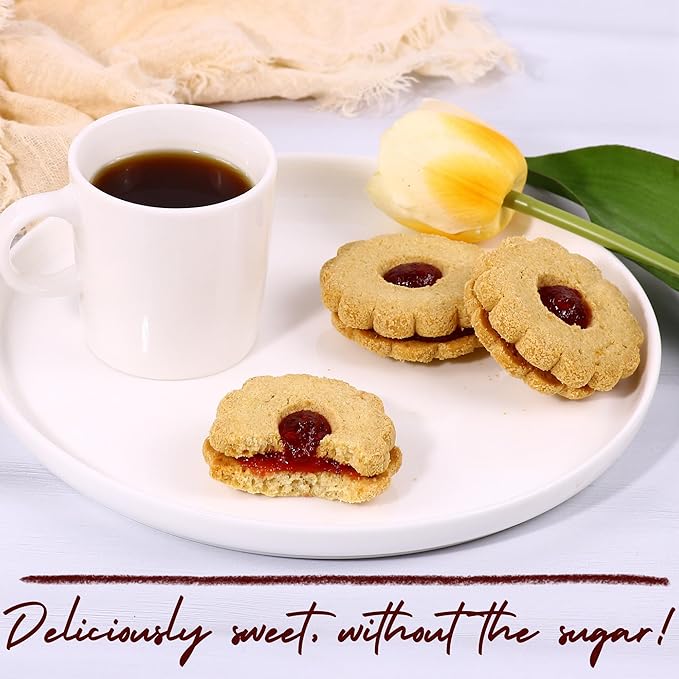 Sugar Free Cookies by Stern?™s Bakery | [10 Count] Strawberry Filled Linzer Tarts | Sugar Free