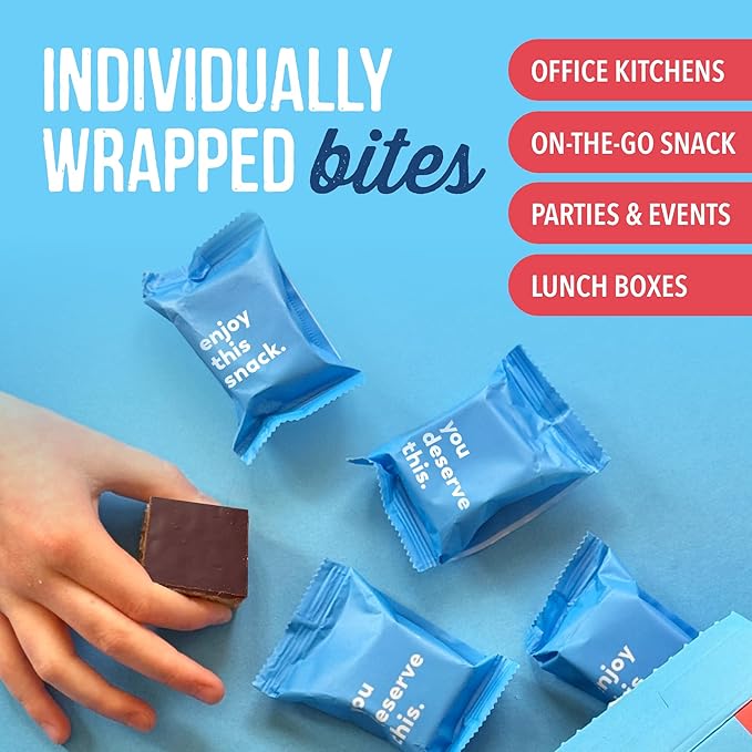 For Noshers Only - Peanut Butter Bites - Kosher Dairy Free Vegan Gluten Free Chocolate Peanut