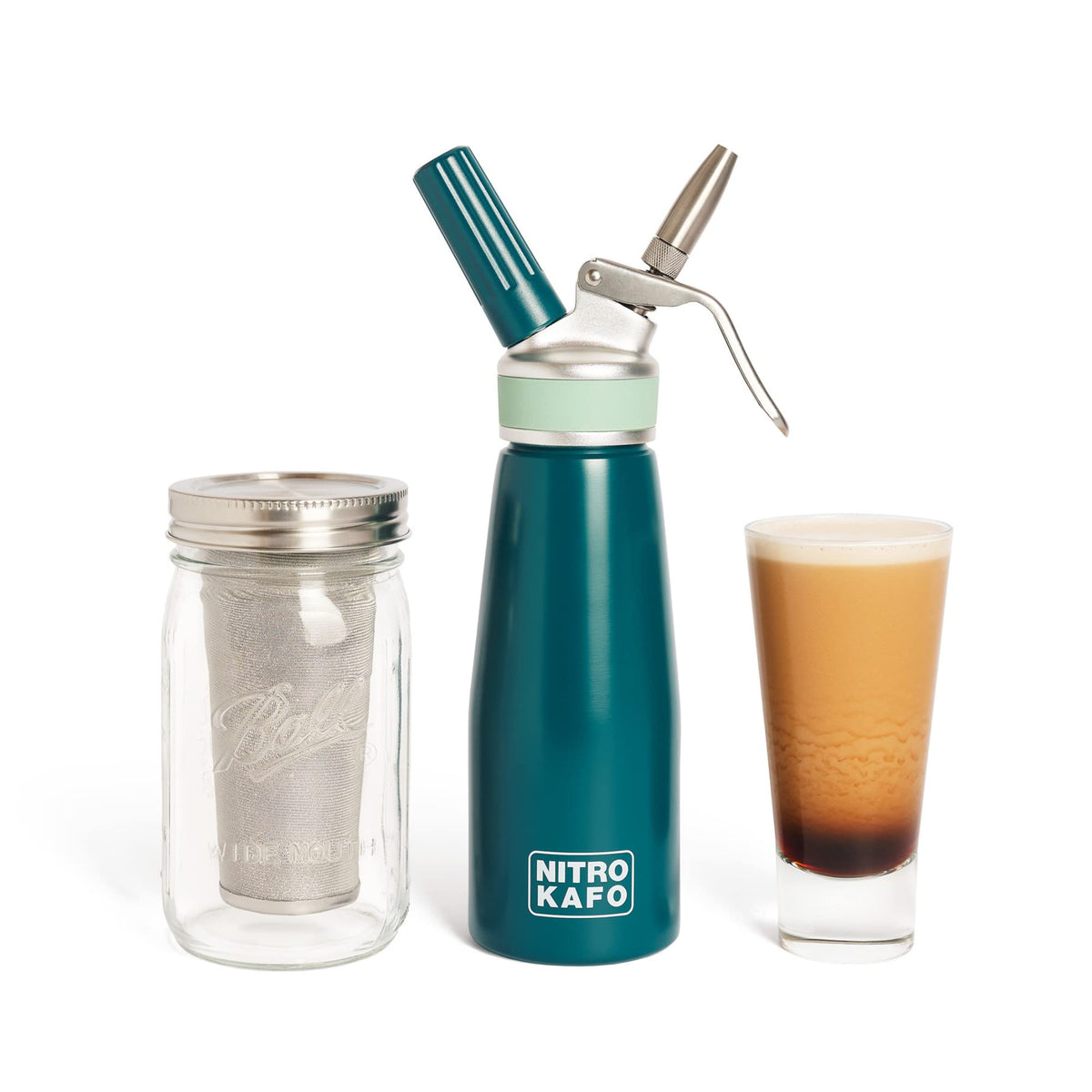NITRO KAFO Nitro Cold Brew Maker, 0.5 L / 1 Pint