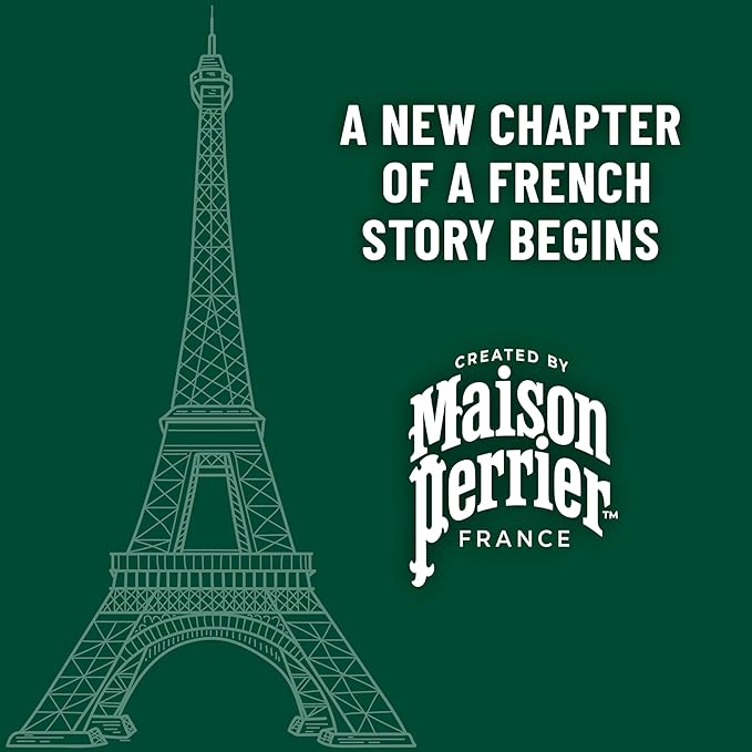 Maison Perrier Forever Lime Flavored Sparkling Water, 16.9 Fl Oz Plastic Water Bottles, 6 Count