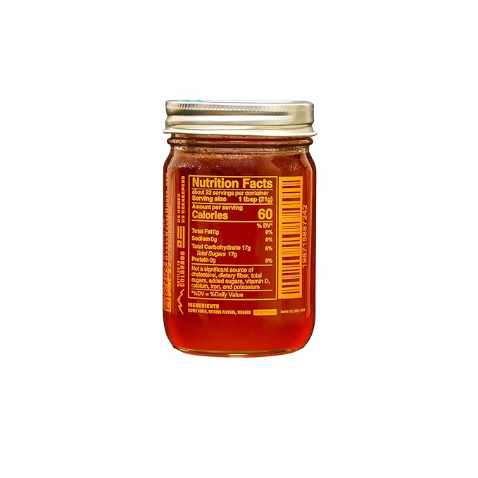 Honey House Hot Honey Premium Spicy Infused with Chili Peppers | 100% Natural with Natural Spices |