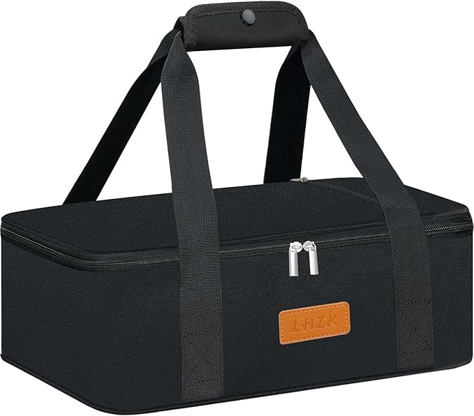 LHZK Insulated Casserole Carriers for Hot or Cold Food, Lasagna Holder Tote for Potluck Parties