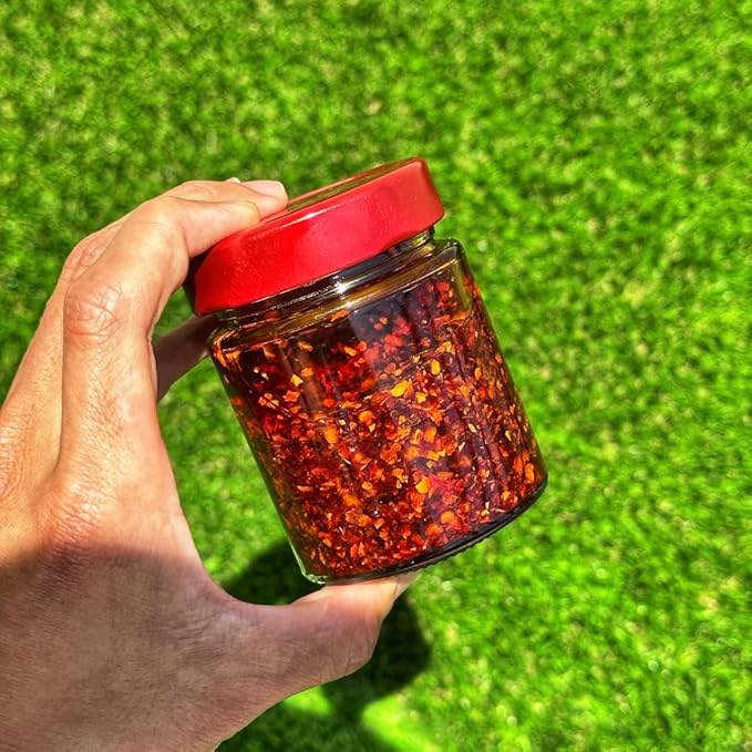 Redbloom Gut-Healthy Chili Crisp - Organic Chili Oil, No Seed Oils, Low-Fodmap, Vegan, Crunchy Hot