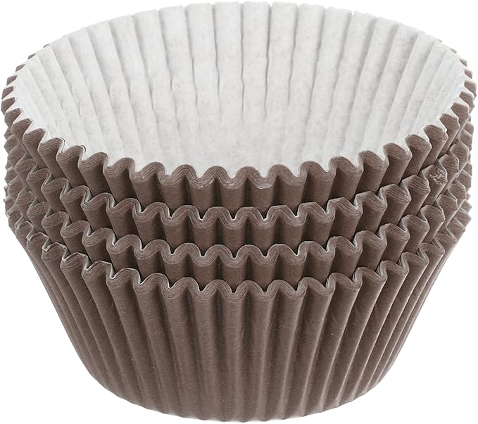 uxcell 100 Pcs Cupcake Liners, Muffins Paper Baking Cups Wrappers Standard Greaseproof for Baking