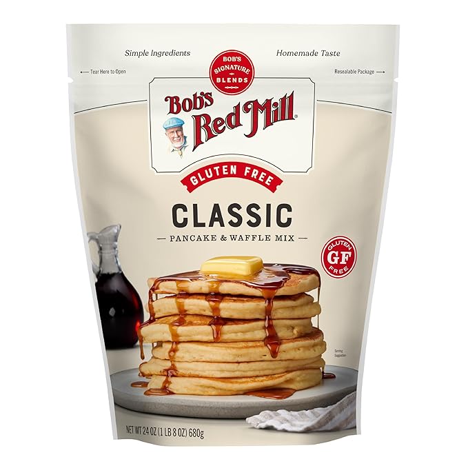 Bob?셲 Red Mill Gluten Free Pancake & Waffle Mix, 1.5 Pound (Pack of 1) ??Whole Grain, Makes 34