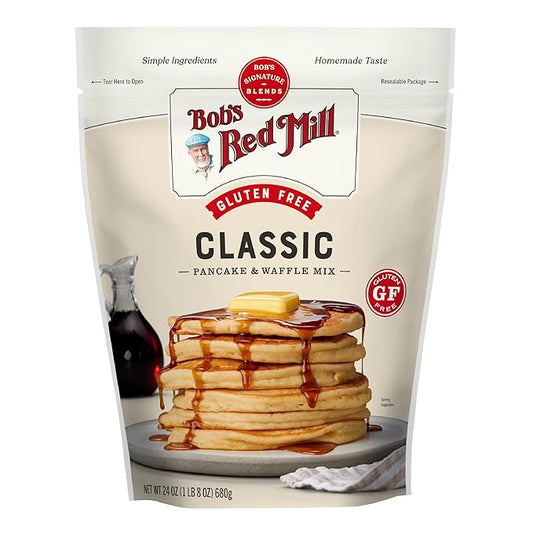 Bob?셲 Red Mill Gluten Free Pancake & Waffle Mix, 1.5 Pound (Pack of 1) ??Whole Grain, Makes 34