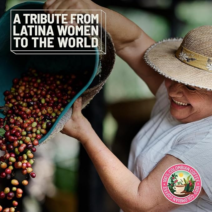 Dios Mio Coffee by Sofia Vergara, Dark Roast, Whole Bean Premium Colombian Coffee, 12 Ounce Bag