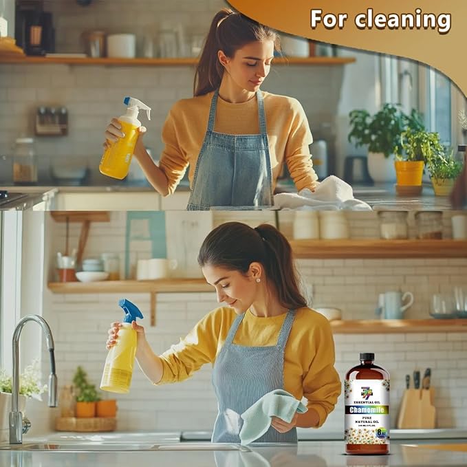 Chamomile Essential Oil (8 oz / 240 ml) ??Chamomile Oils for diffusers, humidifiers, Home Baths