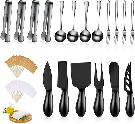 Patelai Charcuterie Board Accessories Cheese Spreader Knife Set Charcuterie Utensils Butter Knife