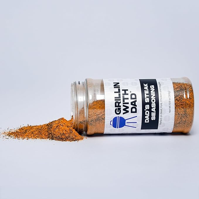 Grillin With Dad Steak Seasoning - Great Tasting Beef Seasonings - Contains Herb, Garlic and Spices