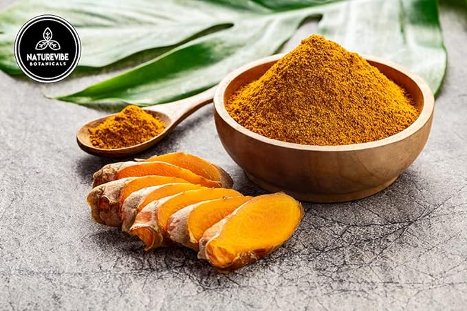 Premium Quality Turmeric Root Powder with Curcumin 5lbs by Naturevibe Botanicals | Raw Turmeric