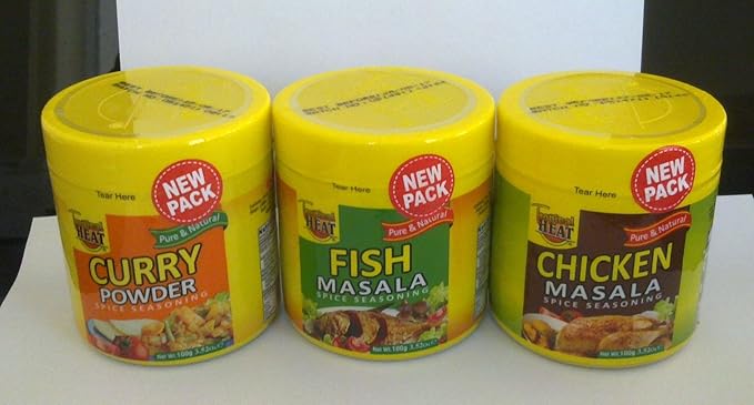 Spices-tropical Heat Fish Masala 100gms/3.52oz From Kenya