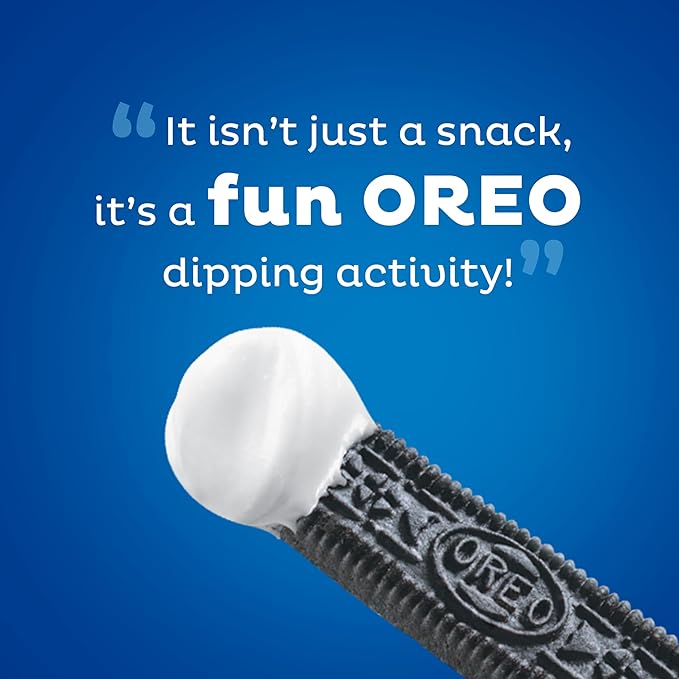 Handi-Snacks OREO Cookie Sticks 'N Creme Dip Snack Packs, 20 Snack Packs