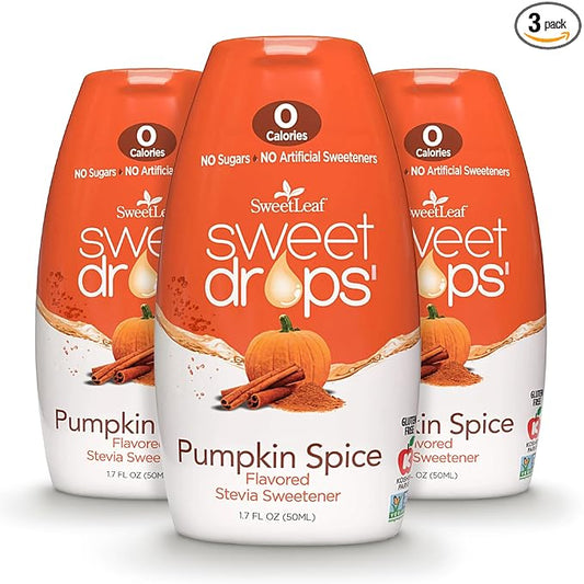 SweetLeaf Sweet Drops - Flavored Stevia Liquid Sweetener, Stevia Extract, Zero Calories, Gluten