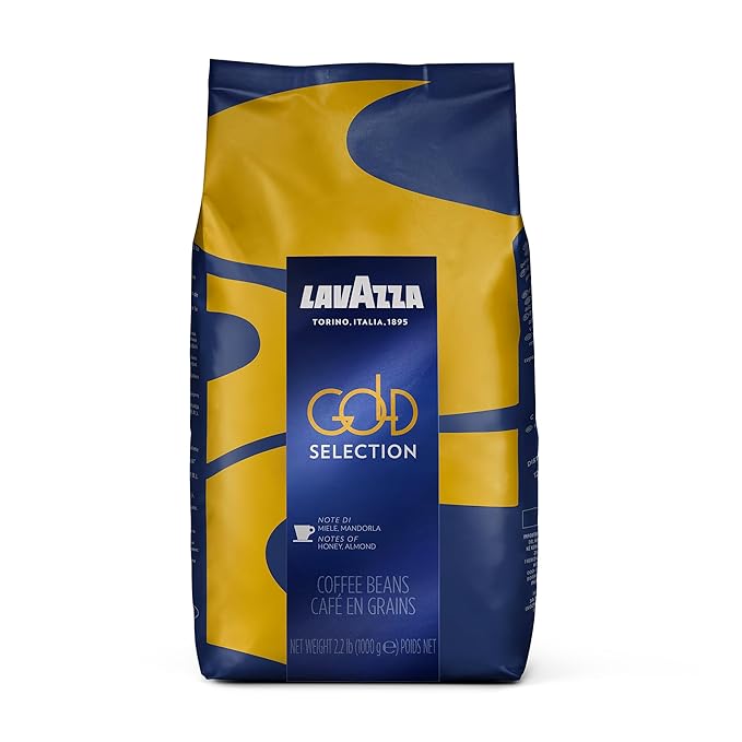 Lavazza Gold Selection Whole Bean Coffee Blend, Light Roast, 2.2 Pound Bag ,Premium Quality