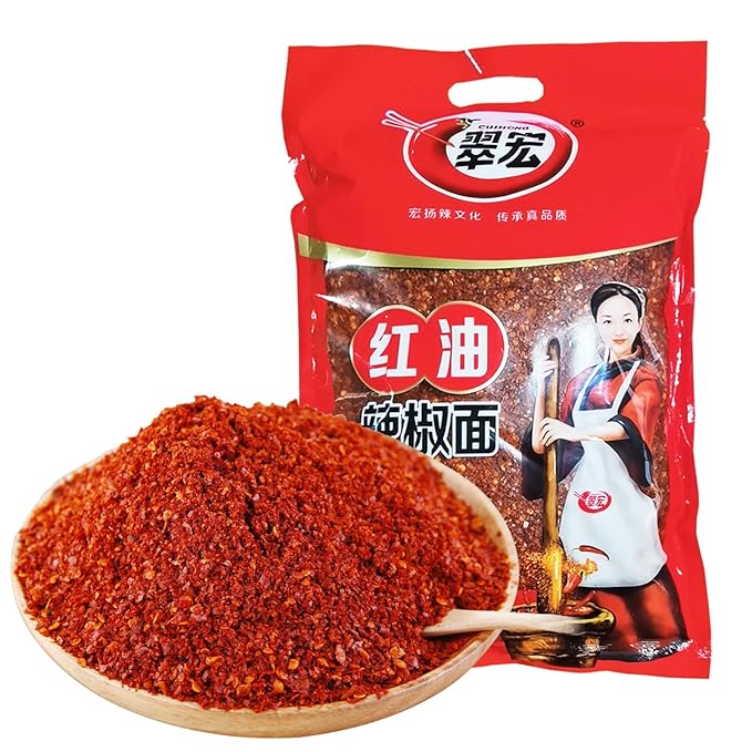 Chinese Sichuan red Chili Powder 35.27oz/1000g, Premium Spice Szechuan Red Chilli Pepper Powder