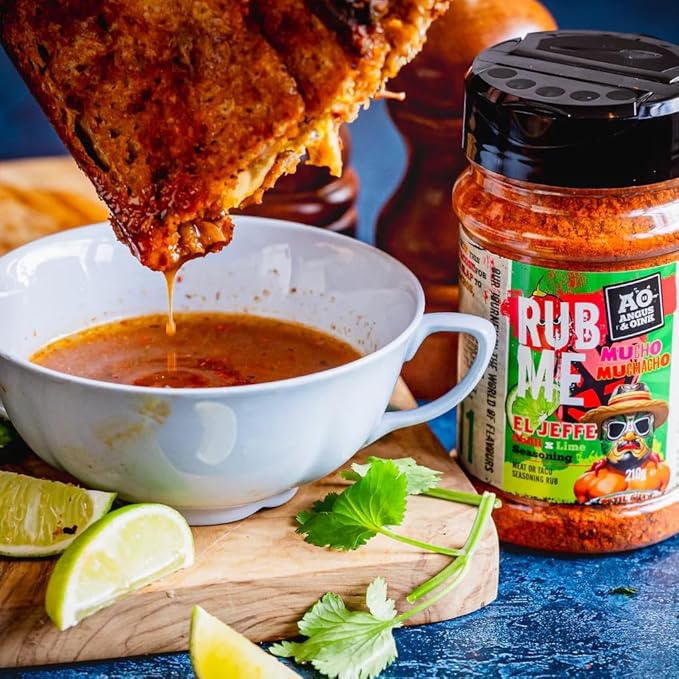 Angus & Oink | El Jefe Chilli x Lime Seasoning | Mexican Street Flavour | Perfect for Tacos, Nachos