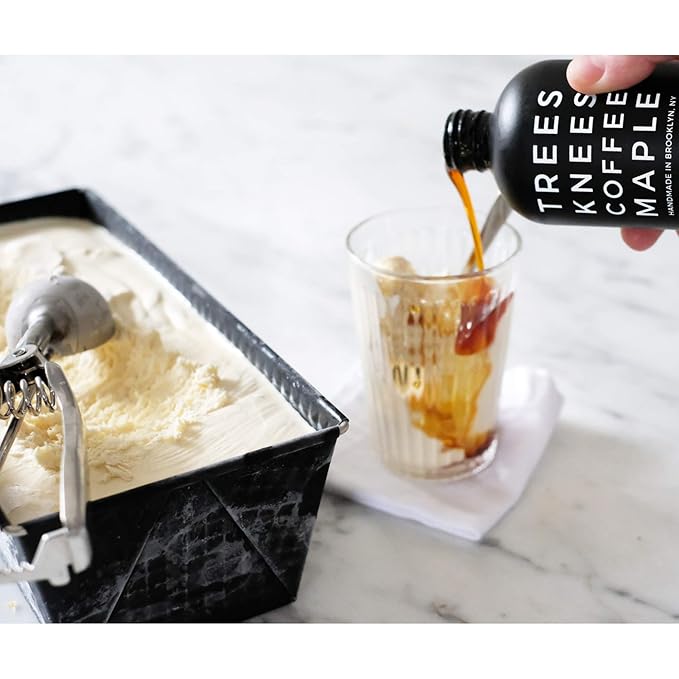 Trees Knees Coffee Maple Syrup, Grade-A Organic Maple Syrup with a Bold Buzz from Coffee, Vegan