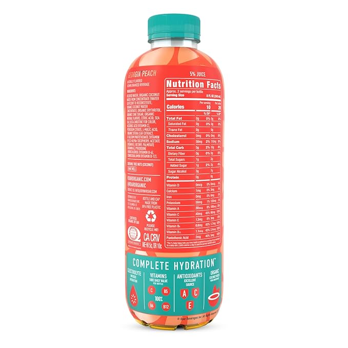 ROAR Complete Hydration Organic Variety Pack - Electrolyte Drinks Loaded with Vitamins C, B5, B12