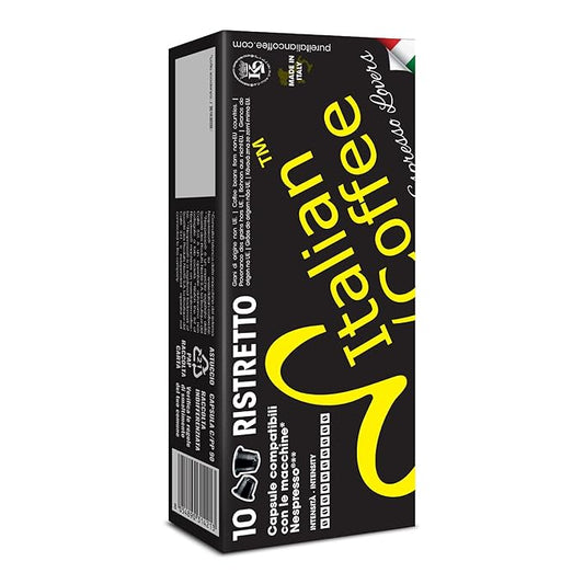 Italian Coffee for Espresso Lovers capsules compatible with Nespresso Original Line machines
