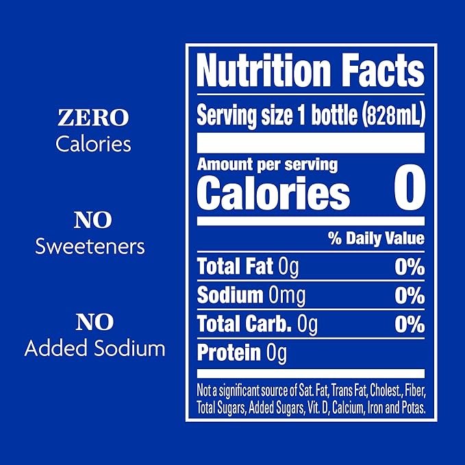 Saratoga Spring Water Bottles, 12 Pack - Still Bottled Water with Naturally Occurring Minerals