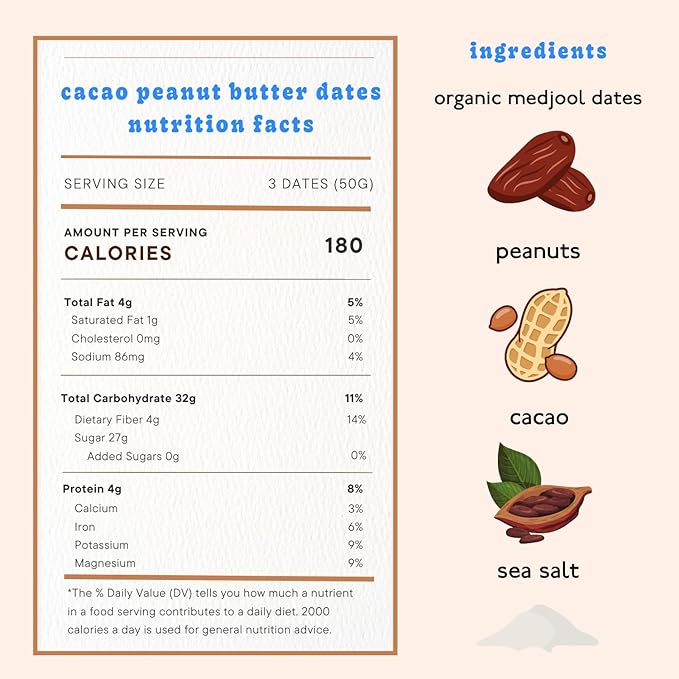 Realsy Pitted & Stuffed Medjool Dates, Organic Dates with No Sugar Added, Gluten-Free, Vegan, Good