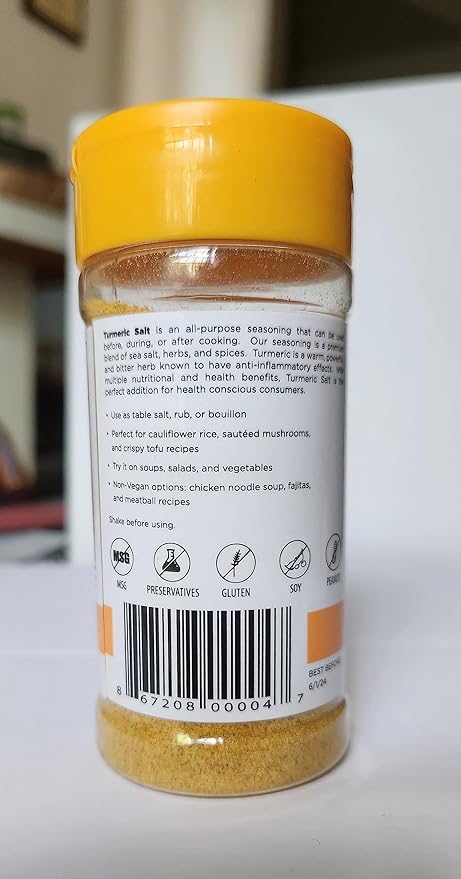 JADA Spices Chicken Salt Spice and Seasoning - Original, Turmeric Salt - Vegan, Keto & Paleo